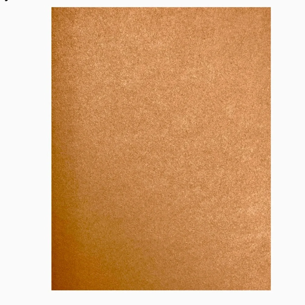 LUXPaper Copper Metallic Gold Glitter Cardstock Paper 50 pgs. 80 lb. 8.5”x11”